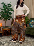 Alibaba Pants -Two Tone Amber Mandala