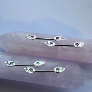 Angel Wing Shaped Nipple Bar