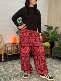 Alibaba Pants - Red / Maroon Elephant