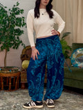 Alibaba Pants - Teal Floral