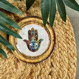 Round Wooden Incense Holder