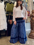 Mega Flares - Navy Blue Mandala