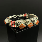Red Coral Nepalese Bracelet