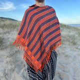 Triangle Poncho with Pixie Hood