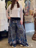 Mega Flares - Two Tone Navy Blue