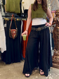 Mega Flares - Plain Black