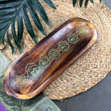 Wooden Incense Holder Tray