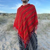 Triangle Poncho with Pixie Hood