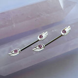 Angel Wing Shaped Nipple Bar