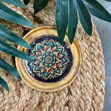 Round Wooden Incense Holder