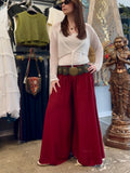 Mega Flares - Maroon Red