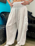 Alibaba Pants - Plain White