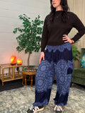 Alibaba Pants - Navy Blue Mandala