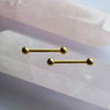 Gold Surgical Steel Nipple Barbell