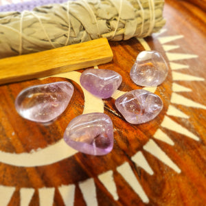 Tumbled amethyst, smooth amethyst, amethyst tumble, amethyst crystal 