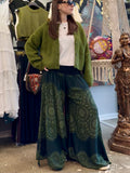 Mega Flares - Forest Green Mandala