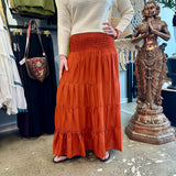 Rayon Maxi Skirt