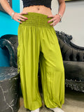 Alibaba Pants - Plain Lime Green