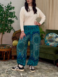 Alibaba Pants - Two Tone Teal Mandala
