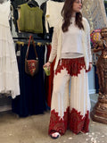Mega Flares - White & Red Mandala