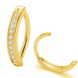 Gold Belly Button Clicker Ring