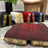 Boho Meditation Cushion & Pillow | Portable Meditation Seat