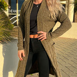 Khaki Green Cardigan