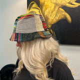 Patchwork Hemp Bucket Hat