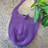 handmade-crochet-shoulder-bag-nz-purple-beach-bag