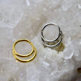 Double Design Hinge Ring
