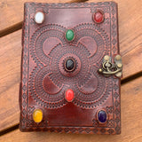 7 Chakra Leather Notebook