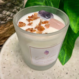 Crystal Infused Soy Candle (Earth Essence)