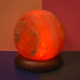 Salt Lamp - Orange Sphere