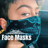 Face Masks - 2 for $20 Deal