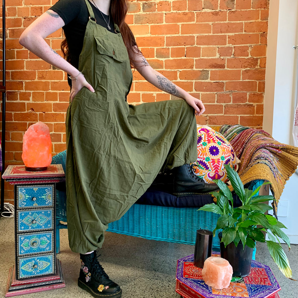 Cotton Harem Jumpsuit Hipsta NZ