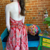 Silk Halter Jumpsuit